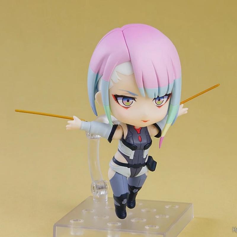 10cm Edgerunners Anime Figure Hacker Lucy Action Figure Collection Model Doll Toy