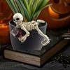 Halloween Skeleton Resin Decoration Figurine for Yard Garden Home Indoor Outdoor Use