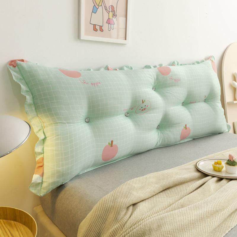 Bed Back Cushion Thicken Quilted Padded Anti-collision Princess Style Large Backrest Removable and Washable Tatami Waist Cushion