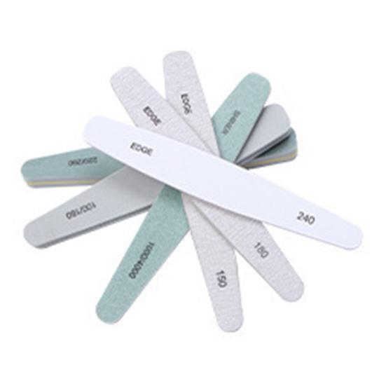 Yousheng 6Pcs/Box Nail File Wide Application DIY PP Nail Sanding File Kit for Female
