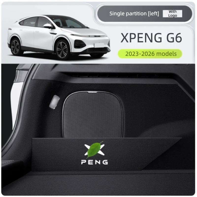Rear Cargo Divider Trunk Storage Organizer Insert For XPENG G6 2023‑2026 Interior Modification Auto Accessories