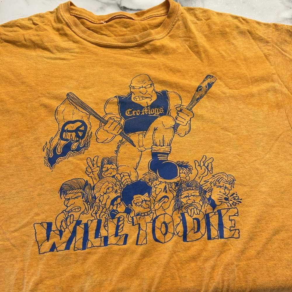 LIMITED EDITION Cro Mags Band Will To Die T-shirt unisex S-XL SG24  Unisex T-Shirt XL