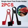 2Pcs 3D Printed Multimeter Probe Holder Universal Test Lead Clip Stand for Electronic Testing Multimeter Accessory