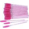 Lash Brushes Spoolie with Container Case Wholesale 50Pcs Bottle Disposable Eyelash Extension Mascara Brushes