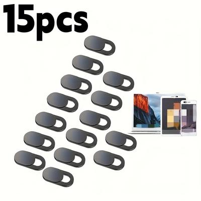 15pcs Sliding Webcam Cover Laptop Camera Cover Slider Phone Antispy For iPad PC Macbook Tablet Lenses Privacy Sticker