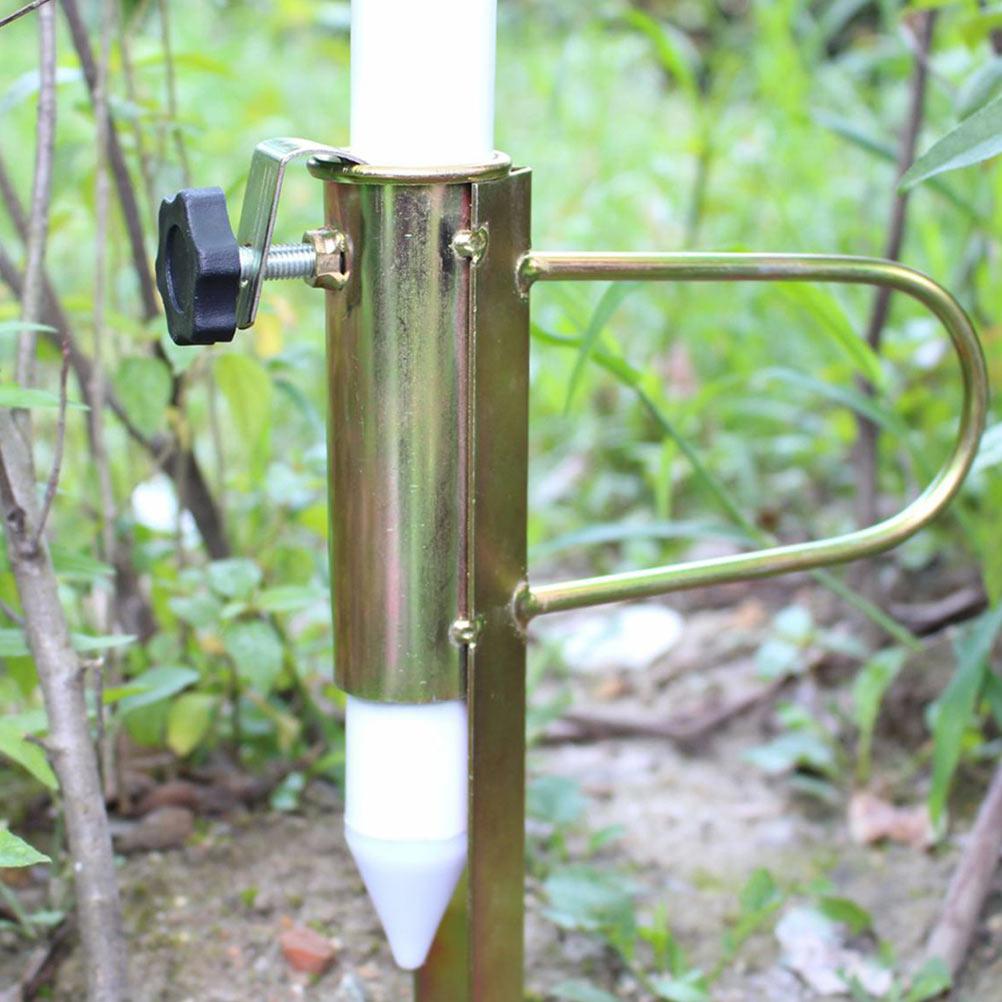 Beach Umbrella Anchor Sun Shade Support Tent Fixing Holders Outdoor Tents Sand Grabber Bases Stand Steel Stakes