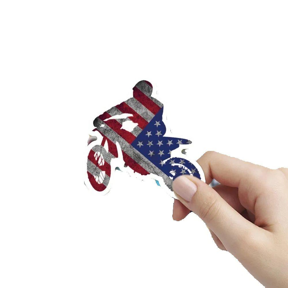 50PCS Cartoon Motocross Creative Doodle Stickers Bicycle Scooter Laptop Computer