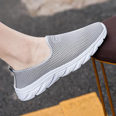 Mesh Shoes Men'S Shoes Season Mesh Breathable Men'S Hollow Mesh Sports Shoes Casual Shoes Running Single Shoes Men'S