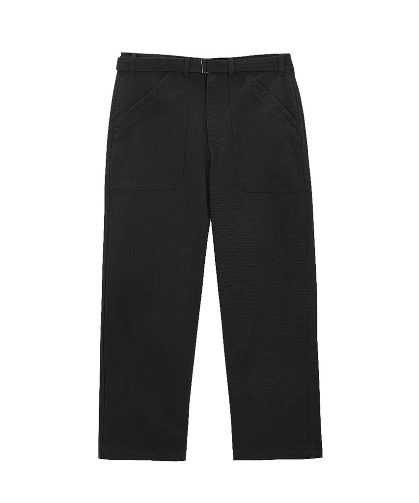 ENDOOR Belted Wide Pants (Black)