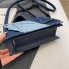 Denim Handbag Women's Crossbody Bag Fashionable Shoulder Commuter Small Square Bag