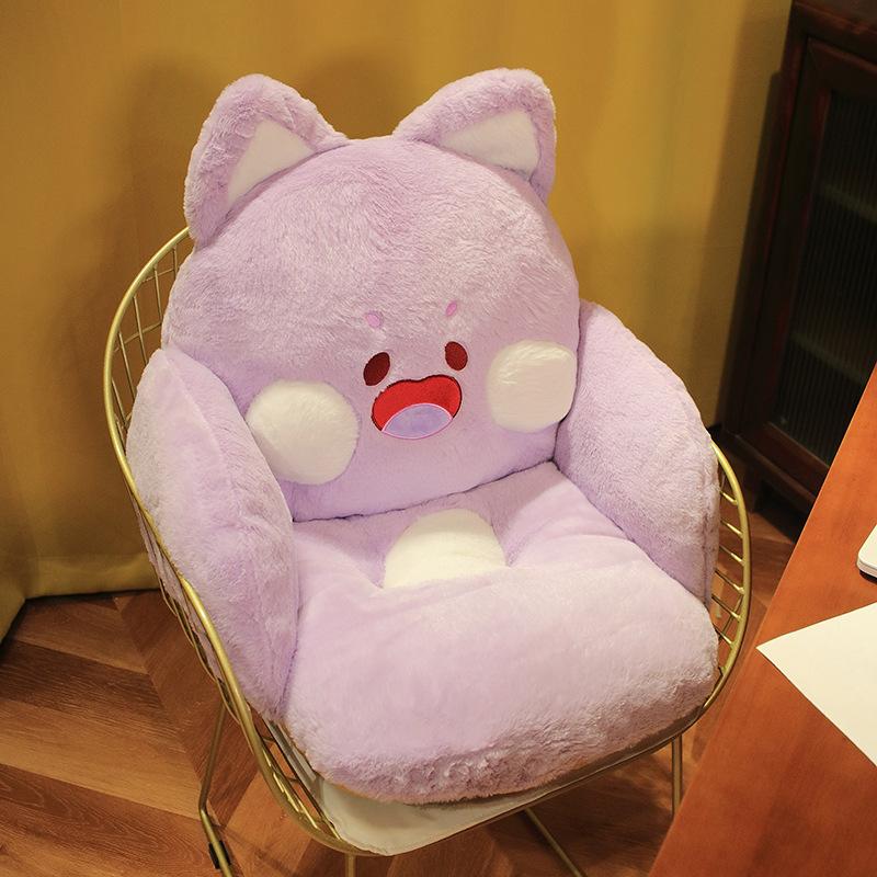 Cat Pillow Animal Seat Cushion Stuffed Plush Sofa Indoor Floor Home Chair Decor Winter Children Girls Birthday Gift