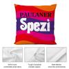 P-Paulaner Spezi Logo Povlak na polštář Plyšová látka Měkký Oboustranný potisk Potah na polštář na pohovku Potahy na dekorační polštáře