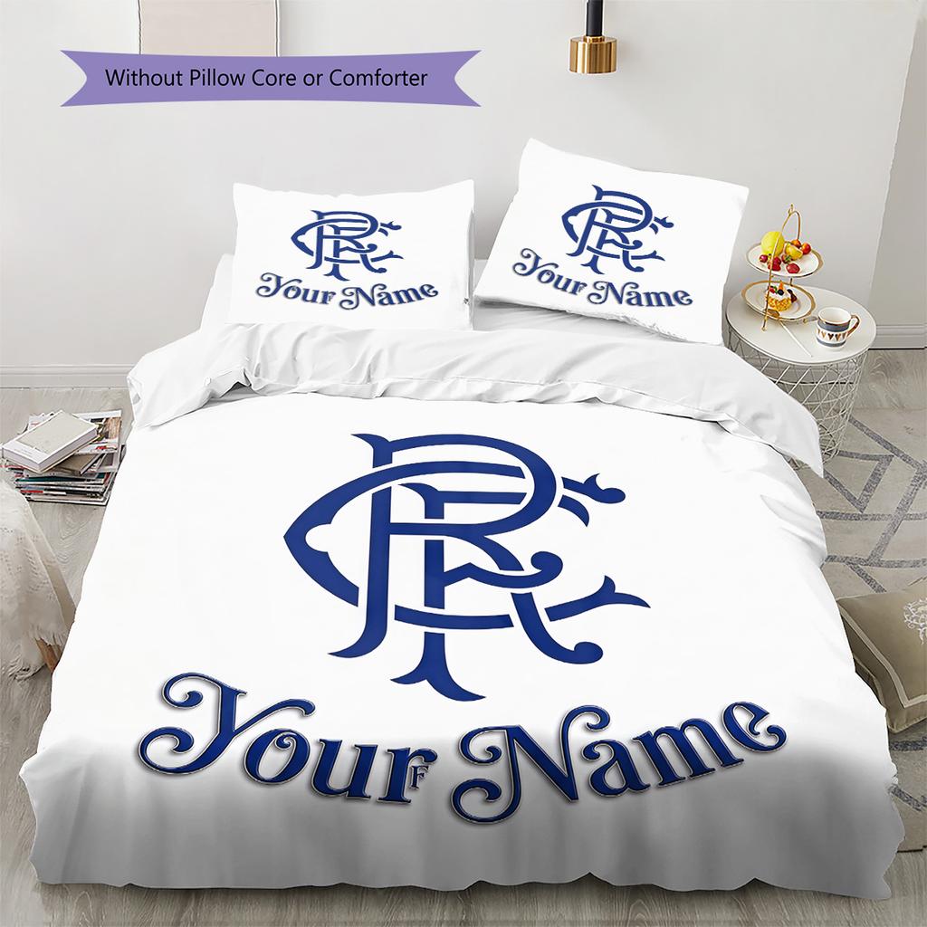 Custom Name Name Bedding,Quilt Set Quilt Cover Pillowcase Home Birthday Gift (1 * duvet cover + 2 * pillowcase, without core)