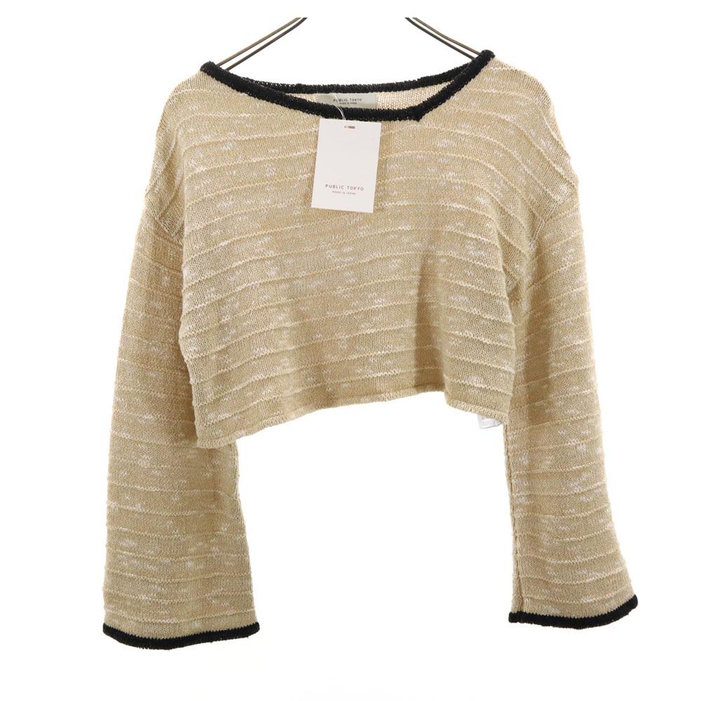 

неиспользованный PUBLIC TOKYO Сделано в Японии НИИГАТА Свитер с длинным рукавом Женский Б/У