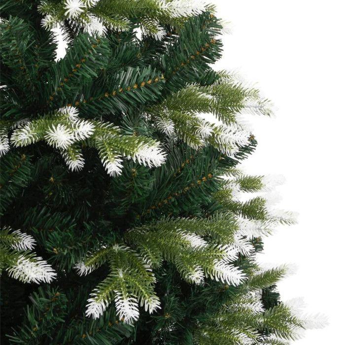 VidaXL Sapin de Noël artificiel à charnières avec neige floquée 120 cm 356755