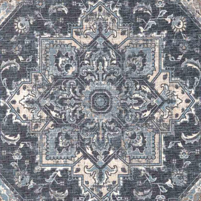 Paillasson bleu 50 x 80 cm