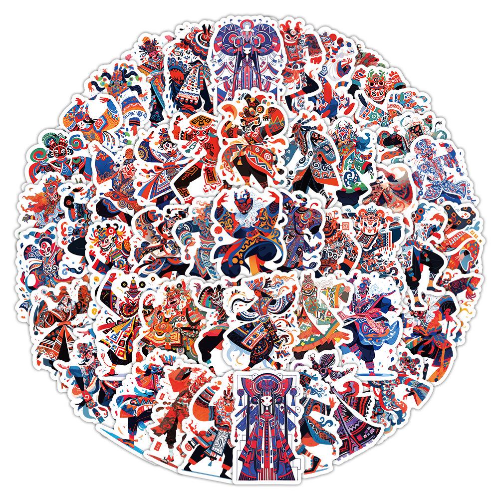 60-Piece Cute Animal Graffiti Sticker Set for Phone Cases, Water Bottles, and Laptops