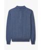 MAN ON THE BOON [Morgano] Polo Sweater_Melange Blue 4715313905