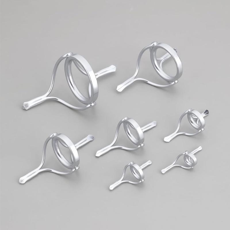 7lots Durability Stainless Steel Double Foot Fishing Rod Guides Rings For Saltwater And Freshwaters Angling