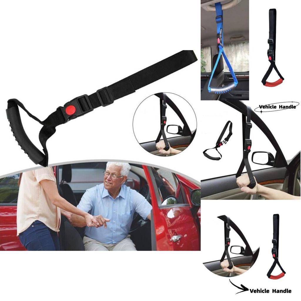 Verstellbarer Universal-Autogriff mit Sicherheitsunterstützung für ältere Menschen Schwarz 48cm/18.89in Größe