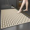 Non-Slip Safety Shower Mat Quick Drying Household Bath Mats with Drain Hole Shower Room Bathroom Toilet Foot Massage Pads
