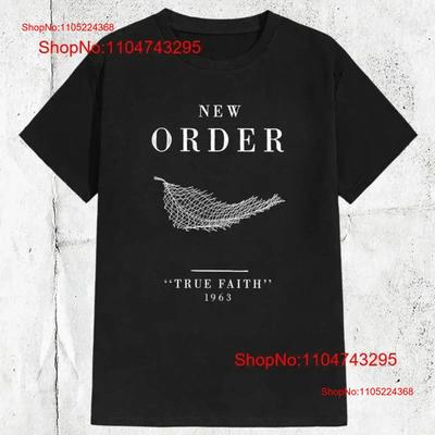 New Order Band True Faith T Shirt For Fan AdulT S XL MI Vintage Washed Versatile Fashion Streetwear Soft Graphic