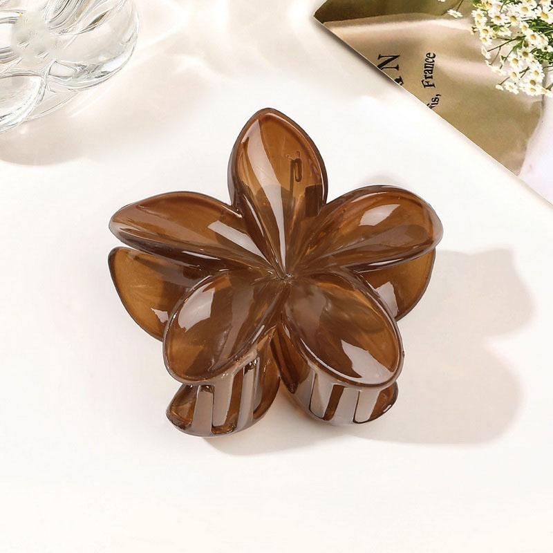 8CM Boho Flower Hair Clip for Women Hawaiian Gradient hairclip Bohemia Flower Hairpin Vacation Hair Claw Clip Sweet Barrettes