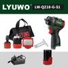 LYUWO Brushless Driver Multi Functional Lithium Electric Drill High Torque Charging Hand Drill Screwdriver Tool Dual Use Clamp