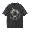 Washed Vintage Metal Band Gojira Magma Music Album Graphic T-shirt Men Women Clothing Gothic Rock Oversized Tshirt Short Sleeve