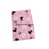 100% Cotton Digital Print Fabric: Korean-Style Kitten Bow & Floral Design for Women's, Children's, Family, and Homewear