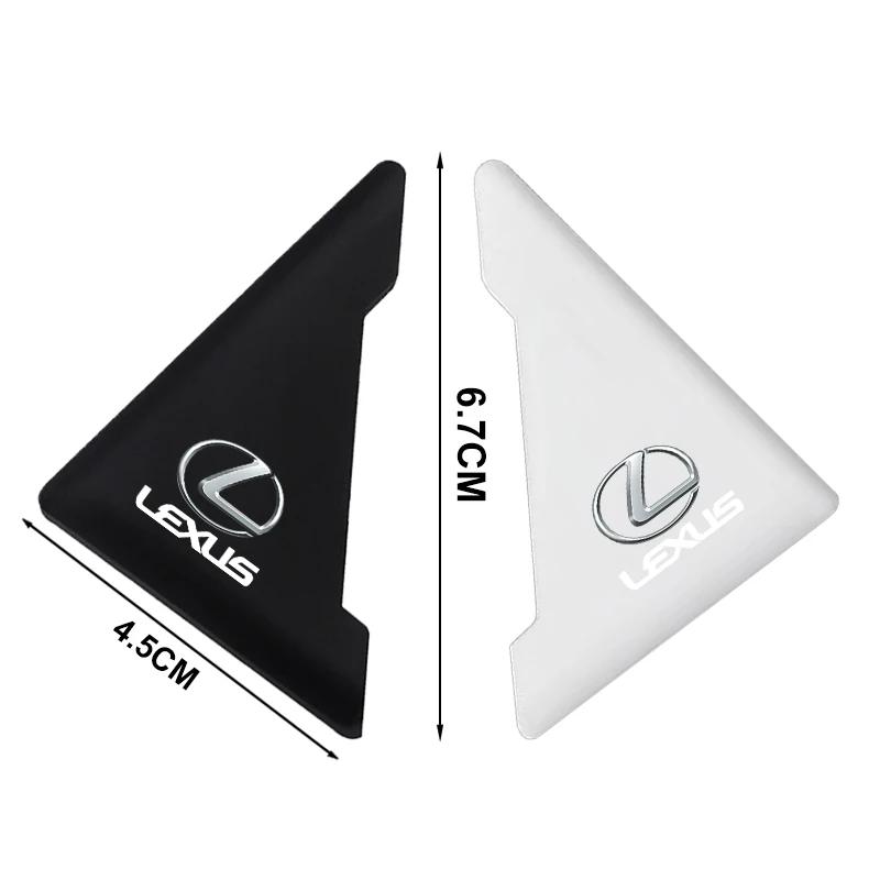 2Pcs Car Door Guard Edge Corner Protector Sticker Car Styling For Lexus CT200H ES250 ES300H IS250 IS200 GS300 GX470 LS400 LX470