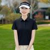 Outdoor Polo Shirt, Short Sleeved T-shirt, Women's Summer Half Sleeved Quick Drying Breathable Slimming Top