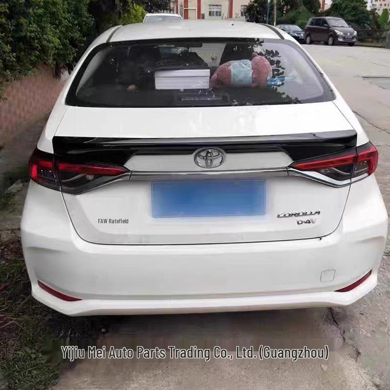 Taiwan Model Rear Spoiler for 2019-2025 Corolla - Hole-Free Press-On Installation