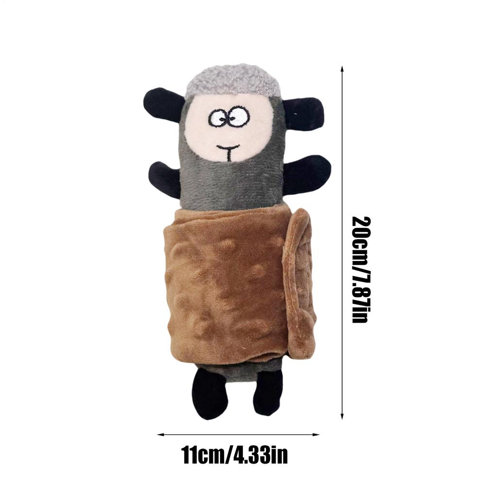 

Dog Sniffing Toys Squeaky Dog Foraging Toys Plush Chewing Feeding Interactive Game Washable For Senior Puppies Kennel