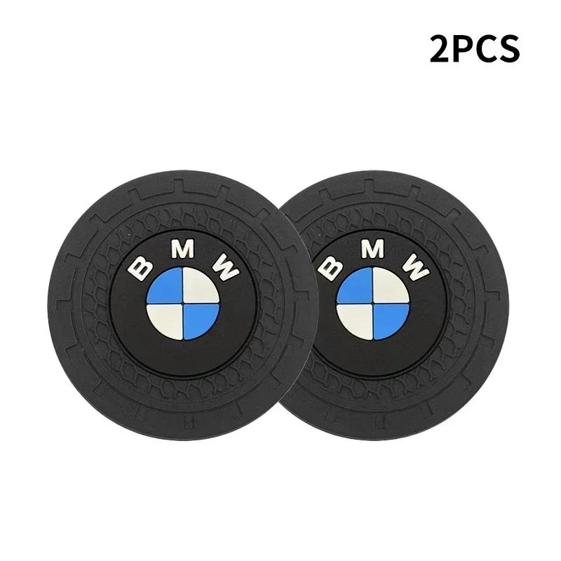 E90 Auto Für BMW 2 Stück Auto-Getränkeuntersetzer Wasserbecherhalter Polster Becherhalter-Schlitz Rutschfeste Matte Für bmw e46 e39 e90 e60 e30 f10 f11 f20 f30 g20 g