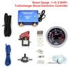 2"52mm Car Auto LED 12V Turbo Boost Gauge PSI&BAR Pointer Meter with Turbocharger Boost Electronic Controller Universal