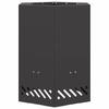 Smoke Free Fire Pit Black 38 X 38 X 51 Cm Steel