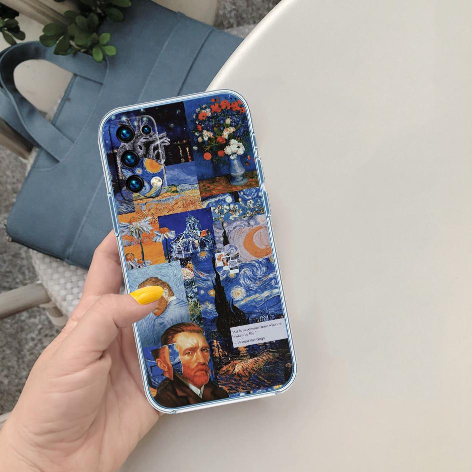 Starry Night Van Gogh Painting Case for Motorola G10 G20 G30 G31 G32 G34 G35 G41 G42 G50 G51 G52 G55 G60 G60S G62 G71 G72 G75