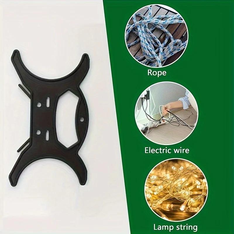 2pcs String Light Storage Holder,Holiday Decorative Light Cord Coiling Organizer Clip,Home Organization and Storage Supplies