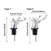 Deer Head Wine Pourer Bottle Stoppers Zinc Alloy Bar Tools Wedding Party Drinks Wine Aerators Kitchen Tool Accessories 7