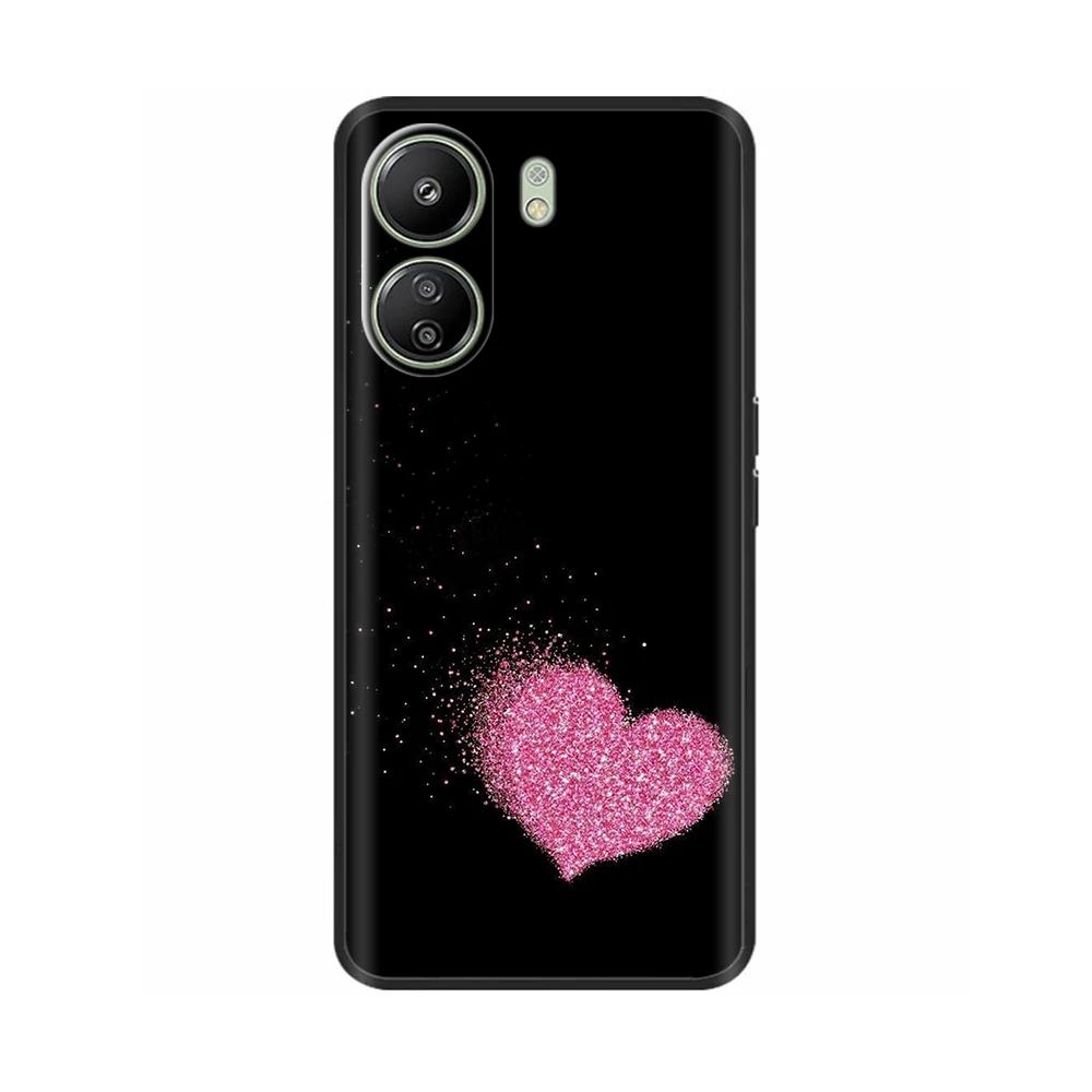 Case For Xiaomi Redmi 13C 4G Case Phone Cover Cool Sweet Soft Smooth Liquid Silicone Back Cover For Redmi 13 C Redmi13C Fundas