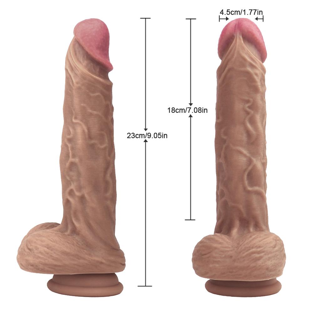 Silikonové dildo sexuální hračky pro ženy s přísavkou Realistická dilda pro ženskou masturbaci