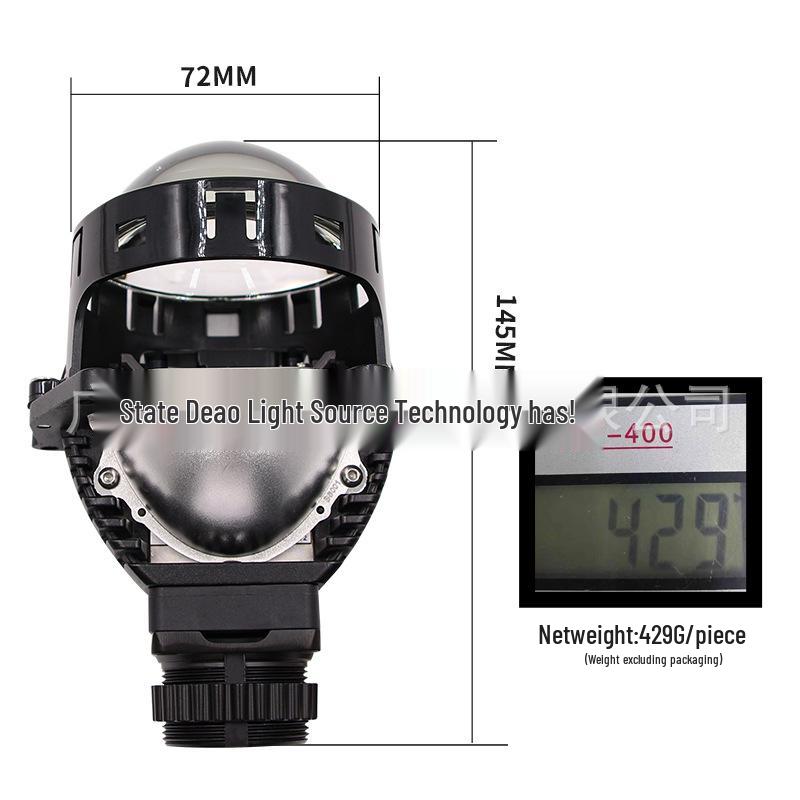 PL9 65W LED Bi-Beam Lens: Super Bright Spotlight with Wide, Lossless Illumination