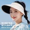 Sun UV Wide Small Face UV Sweat Quick Chin Fly Sun Adjustable Black [ZVCXOE] Women's Visor, Protection, Cap, Brim, Effect, Hat, Protection, Absorbent,