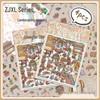 Popular Miniature Chang'an City Scenery Transparent PET Stress-Relief Stickers