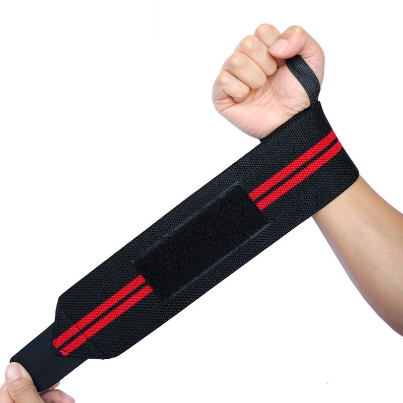 1 Paar Gewichtheber-Handgelenkbandagen - Extra starke Stützbandage für Fitnessstudio, Fitness & Sport - Anti-Verstauchungs-Schutz-Handgelenkbandage