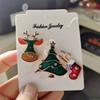 3pcs/set Christmas Tree Elk Snowman Alloy Brooch Fashionable Christmas Corsage Jewelry Accessory Party Festival Gift