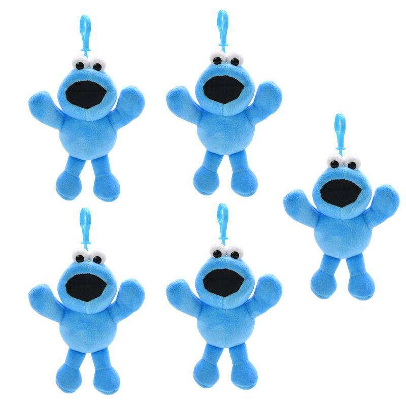 Adorable Sesame Street Cookie Monster Soft Plush Ornament Dolls For Kids Gifts