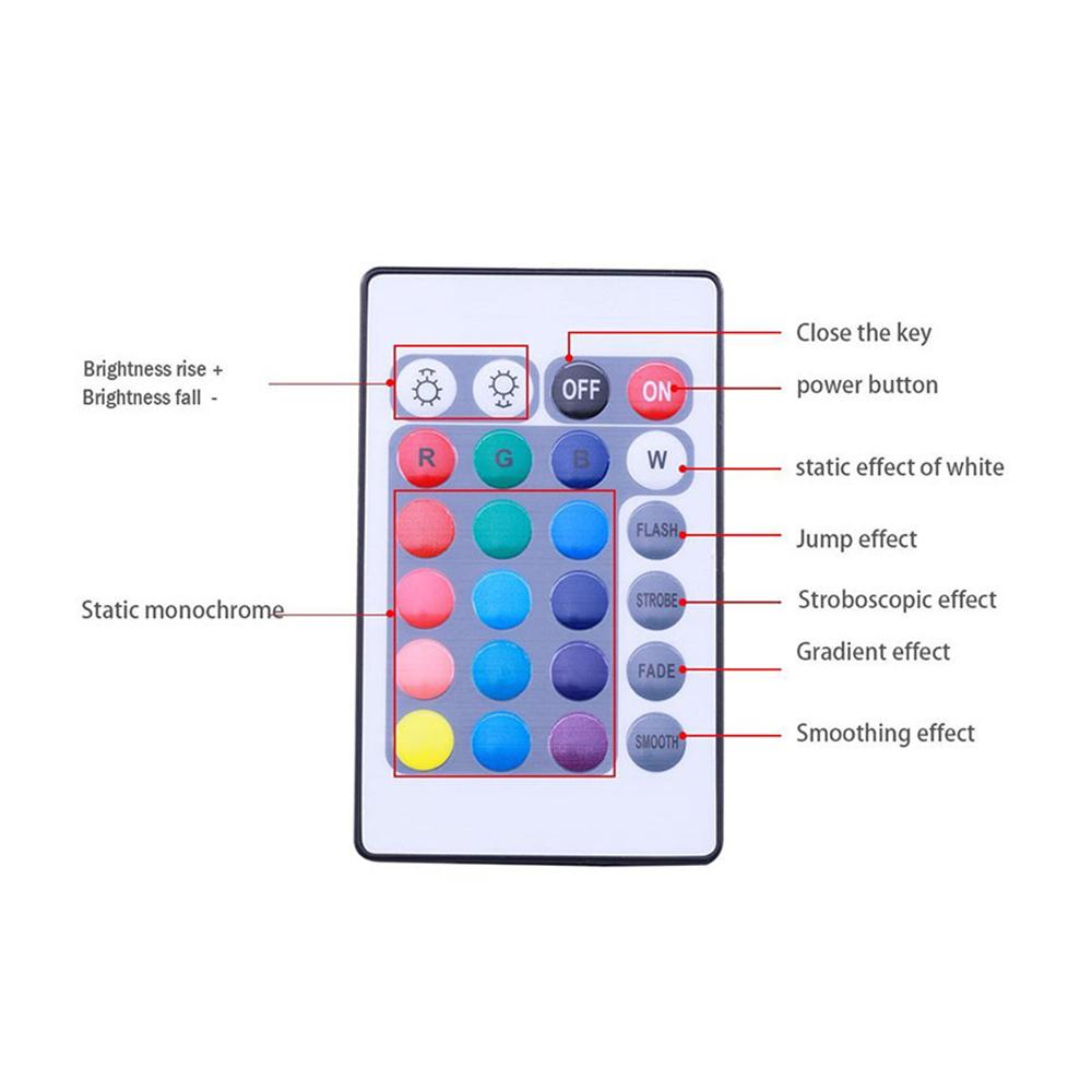 4 * 50cm USB LED Strip Lights Kit Flexible Home LED Tape Strip TV Backlight