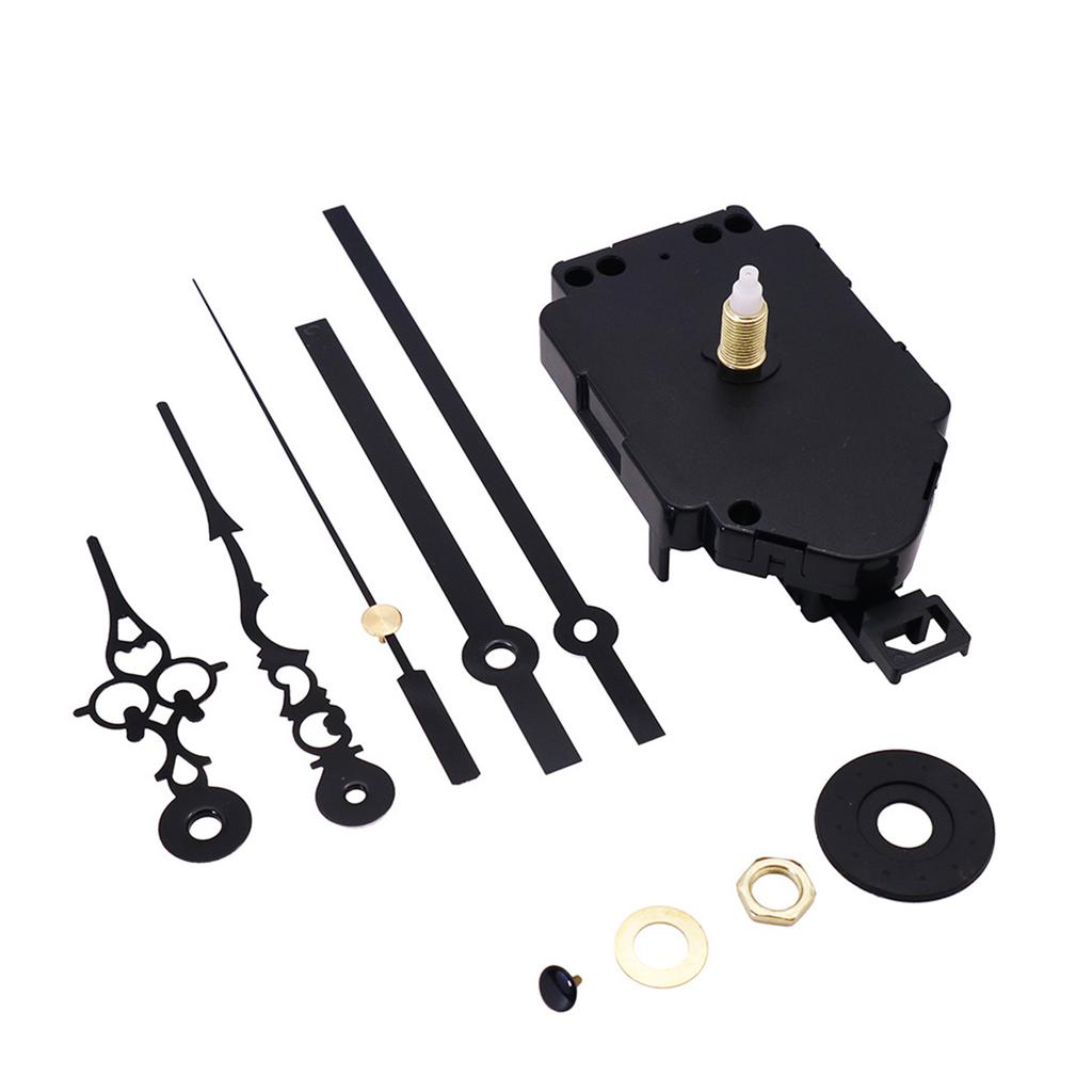 Wand-Quarz-Pendeluhrenwerk Mechanismus mit 2 Paar Zeigern Reparatur für Uhrreparatur Ersatz DIY Zubehör